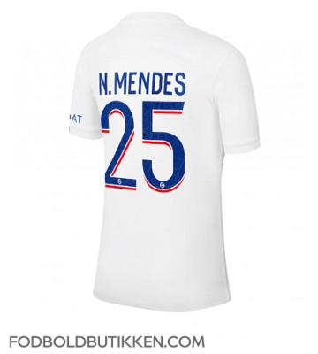 Paris Saint-Germain Nuno Mendes #25 Tredjetrøje 2022-23 Kortærmet